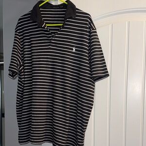 Polo by Ralph Lauren Black and White Striped Shirt